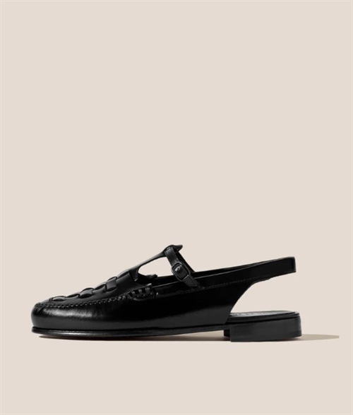 HEREU ROQUETA SLINGBACK LOAFER BLACK
